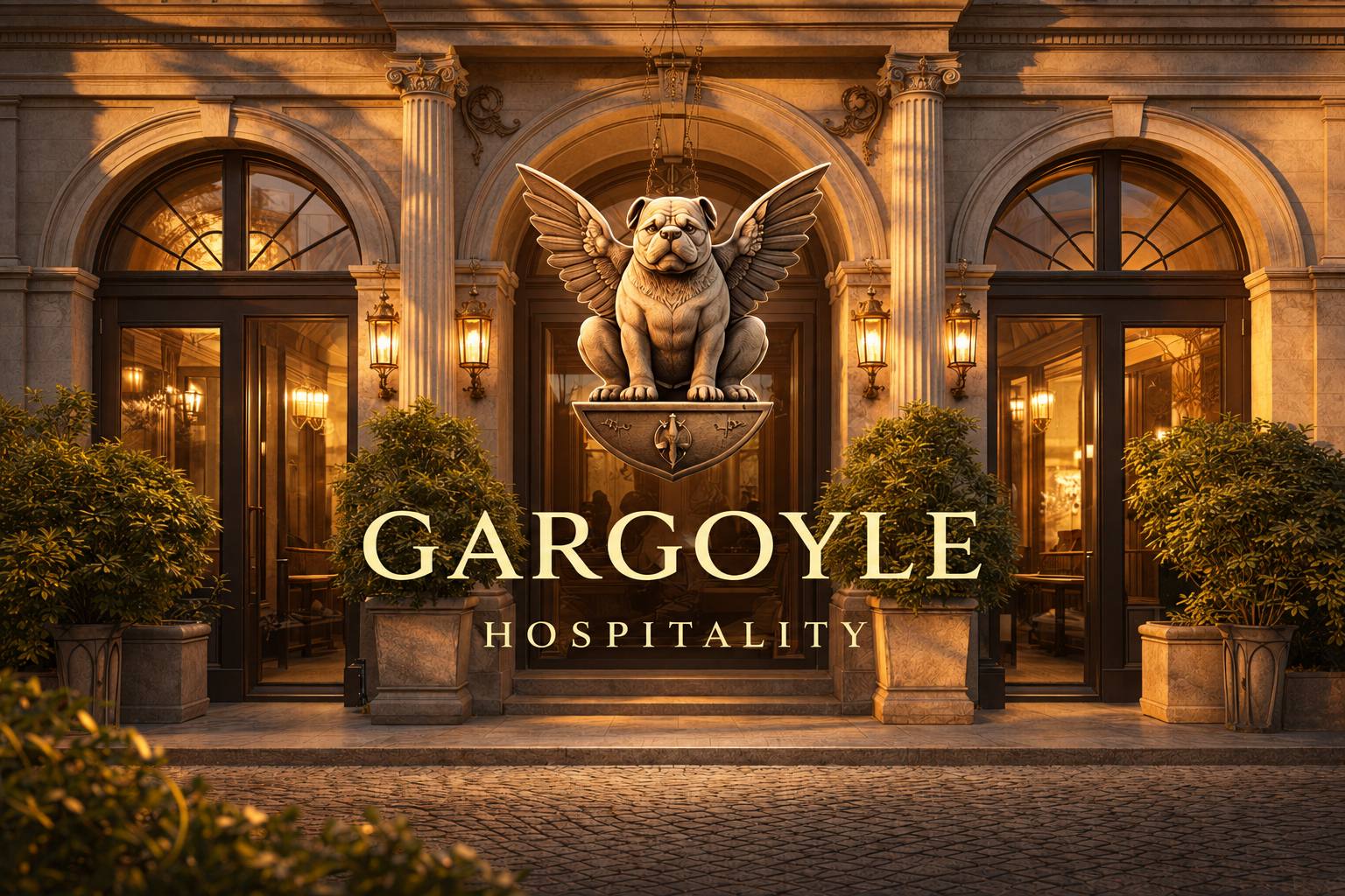 Vstup do Gargoyle Hospitality — strategické poradenství pro hotely a restaurace